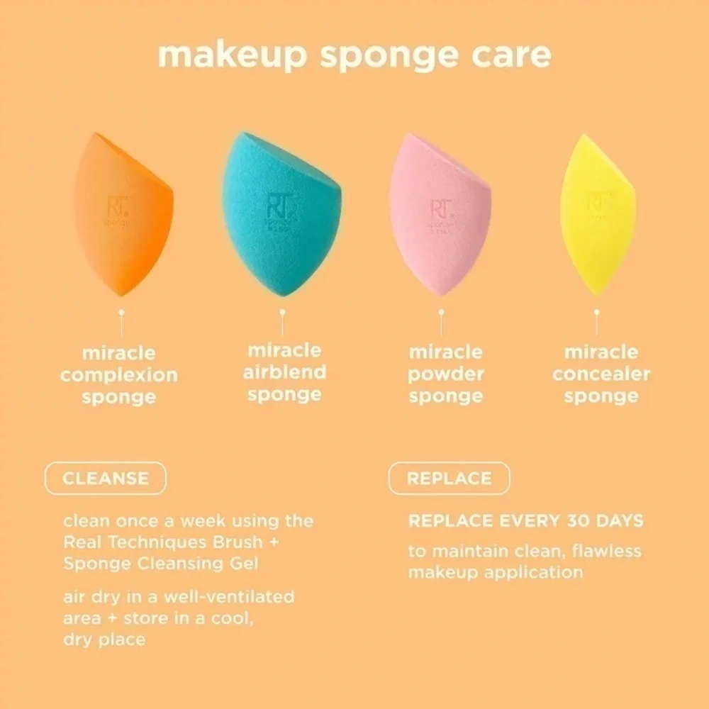 REAL TECHNIQUES FOUNDATION BLENDING SPONGE‼️